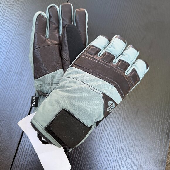 Mountain Hardwear Snojo Glove Men's Large Winter Nylon Goat Leather Waterproof - Picture 1 of 8